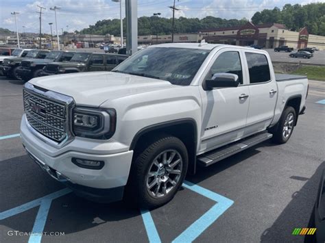 2017 White Frost Tricoat Gmc Sierra 1500 Denali Crew Cab 4wd 146376573