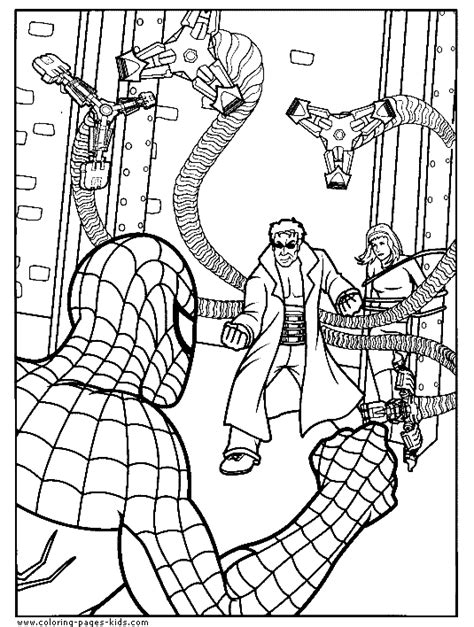 Doctor Octopus Coloring Page Coloring Home