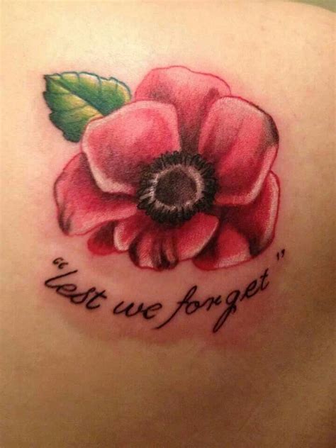12 Best Remembrance Poppy Tattoo Images On Pinterest Poppies Tattoo