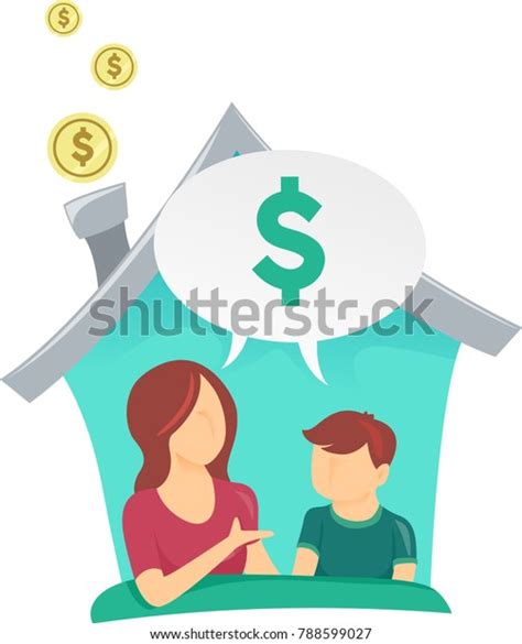 Illustration Mom Teaching Her Son About Stock Vector Royalty Free 788599027 Shutterstock