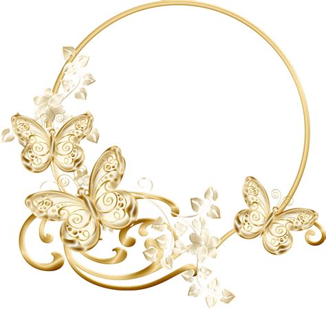 Rose Gold Butterfly Png Png Image Collection