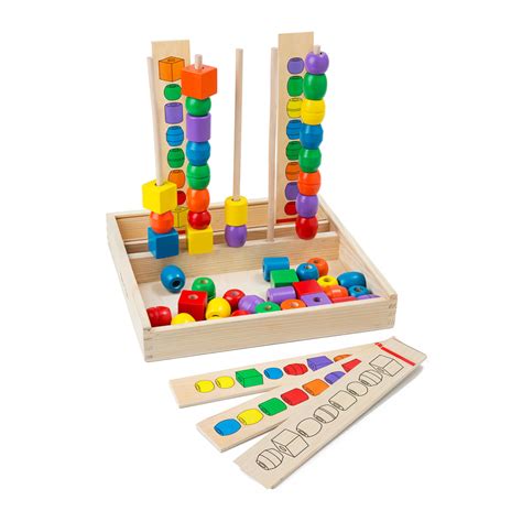 Melissa And Doug Bead Sequencing Set Classic Toy Lci570 Supplyme