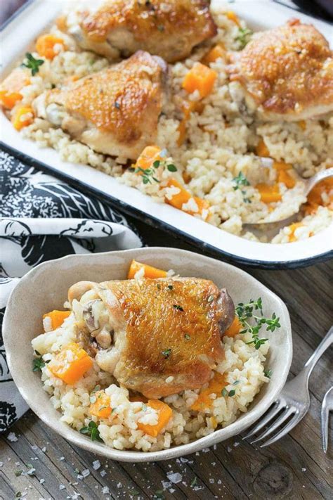Baked chicken and rice may not sound like the most exciting recipe in your arsenal but this may be one you come back to time and time again (we do). One Pot Chicken and Rice Bake - Dinner at the Zoo