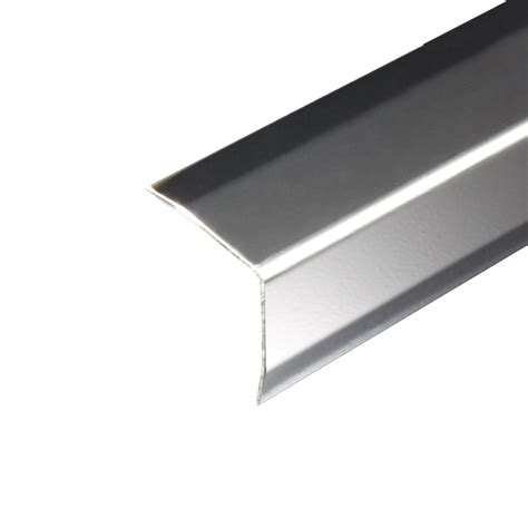 Genesis Polished Chrome Aluminium Edge Protector 25m Eaa20691