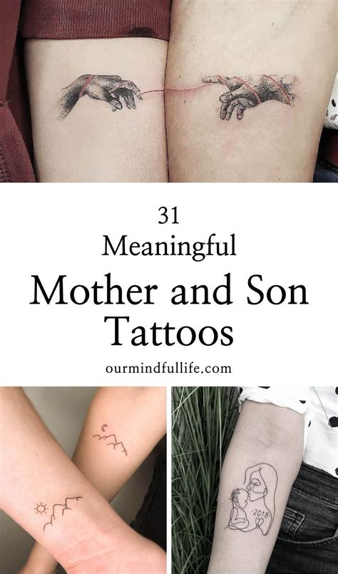 31 Mother Son Tattoos To Honor The Unbreakable Bond Our Mindful Life Mother Tattoos Tattoo