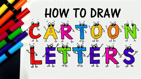 How To Draw Cartoon Letters Easy Graffiti Style Lettering Diy