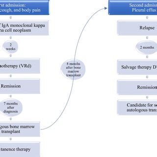 Clinical Timeline Of Patient Diagnosed With Extramedullary Relapse Of