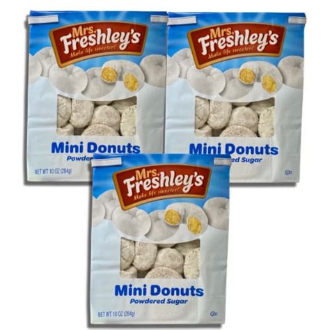 Powdered Sugar Mini Donuts By Mrs Freshleys Bundled By Tribeca