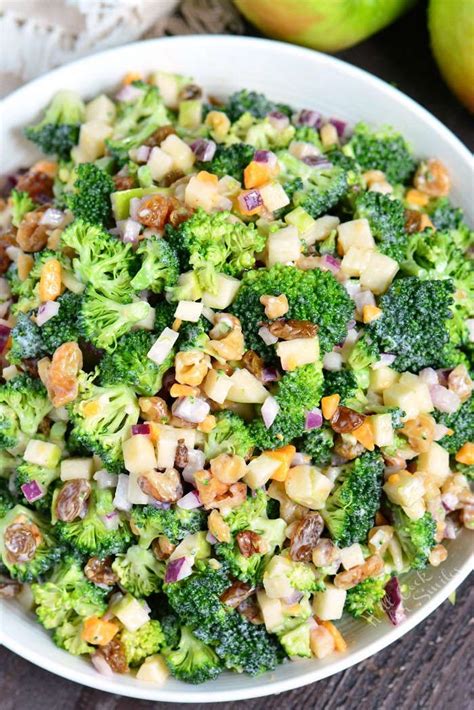 Replacing half the mayo amount is a great way to cut the fat and make it even healthier without sacrificing flavor or using some. The BEST Broccoli Salad. This broccoli salad is made with ...