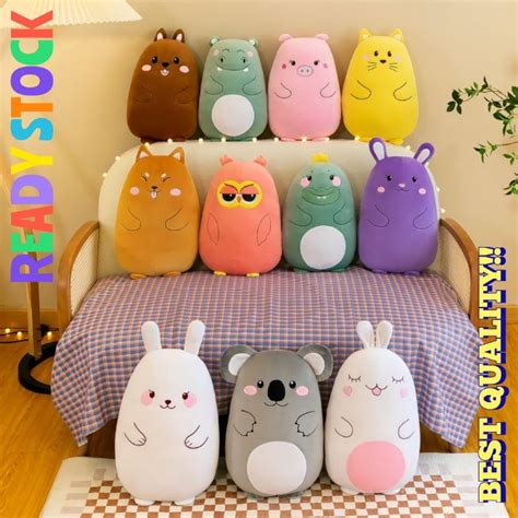 Patung Comel Haiwan Binatang Doll Pillow Comfort Rabbit Plush Toy Stall