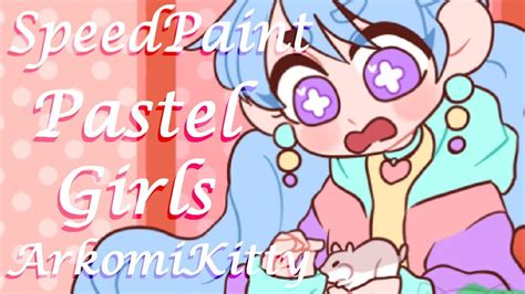 Pastel Girl Challenge Speedpaint Part 2 Youtube