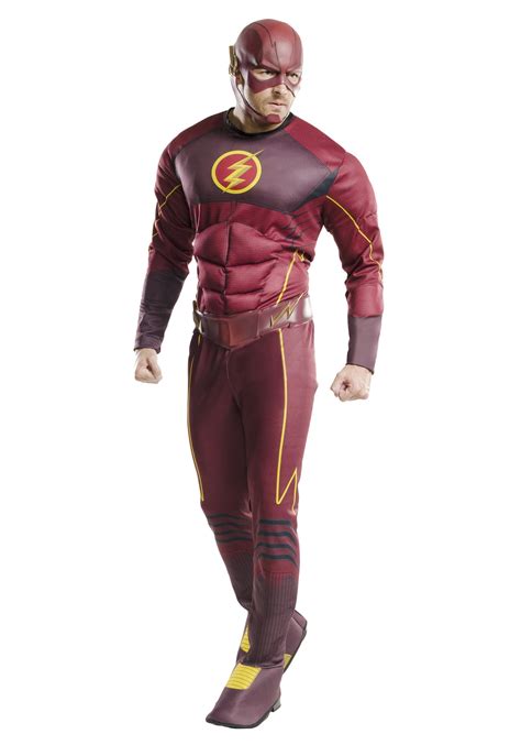 Adult Deluxe The Flash Costume Dc Comics Costumes