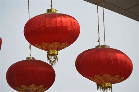 Hanging Red Lanterns Free Stock Photo Public Domain Pictures