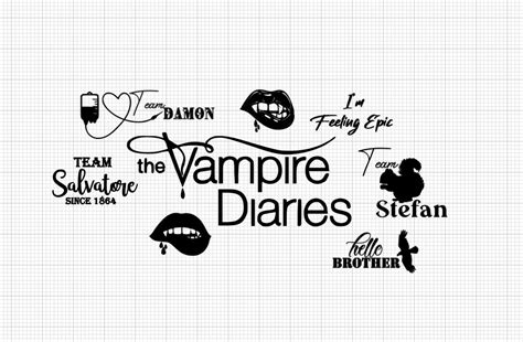 The Vampire Diaries Svg Bundle Etsy Hong Kong