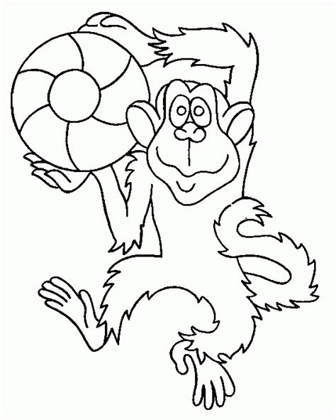 Desenho De Macaco Para Colorir E Imprimir Toda Atual