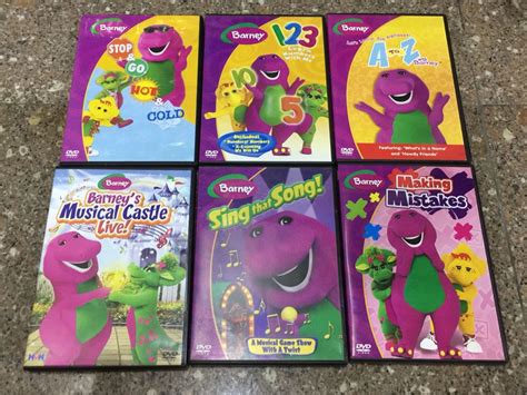 Barney Dvds Hobbies And Toys Music And Media Cds And Dvds On Carousell