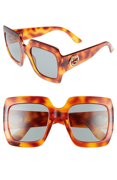 main image gucci 54mm oversize square sunglasses latest sunglasses sunglasses shop gucci