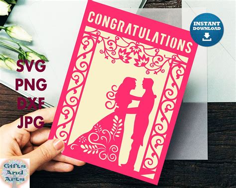 Free Wedding Card Svg Files For Cricut