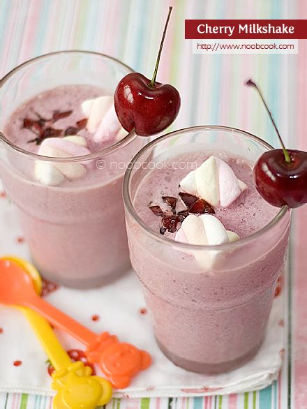 Cherry Milkshake Recipe