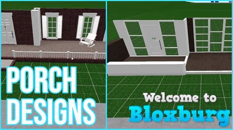 Best Porch Designs Bloxburg Porches Elxegxnce Youtube