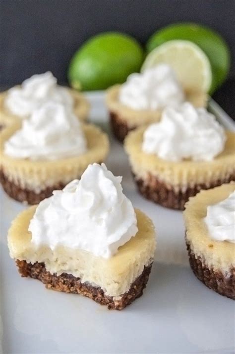 Mini Key Lime Pies With Gingersnap Crusts Gingersnap Crust Mini Key Lime Pies Lime Pie