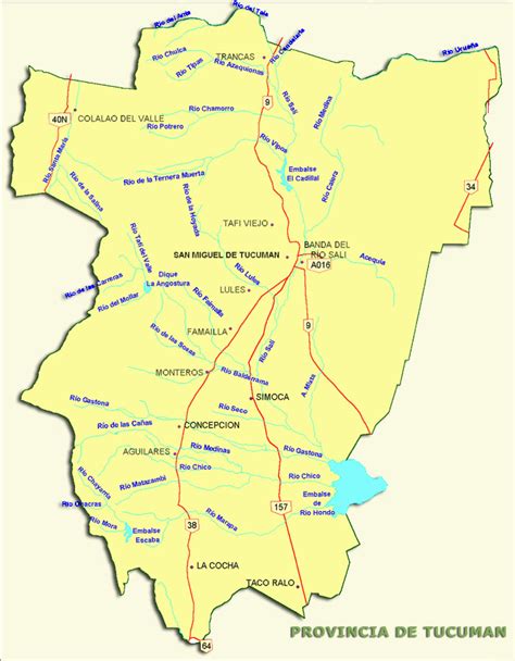 Tucumán Mapa Imagen Mapa De Argentina Completo