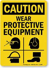 Safety Equipment Signs Photos
