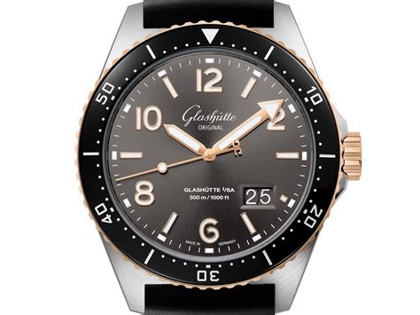 Oceanictime GlashÜtte Original Seaq Panorama Date Red Gold And Bi Color