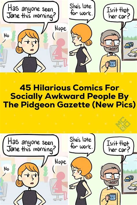 45 Hilarious Comics For Socially Awkward People By The Pidgeon Gazette