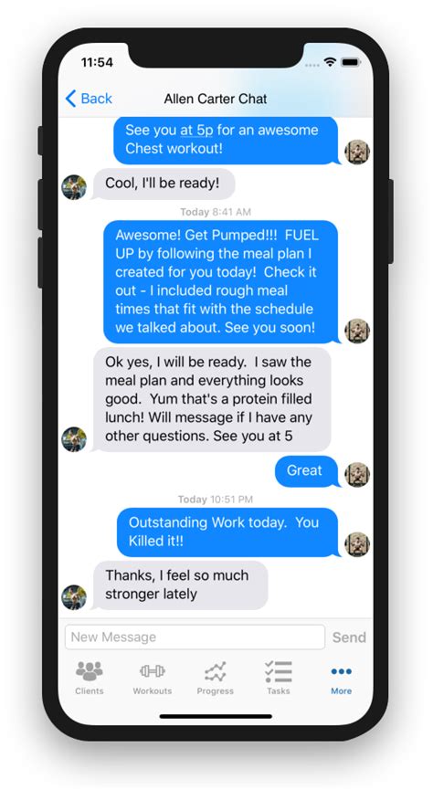 Clients use this personal training app as their main communication with you while also having a place to log meals and workouts—so it becomes an essential tool for them as well. FitSW: Personal Trainer Software | Client Fitness Tracking