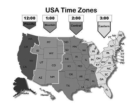 Full Guide With Time Zones Chart And Map