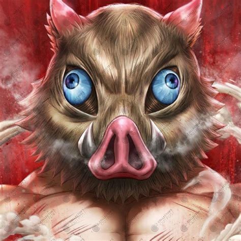 Inosuke Beast Breathing Demon Slayer Legacy Portrait Art Print