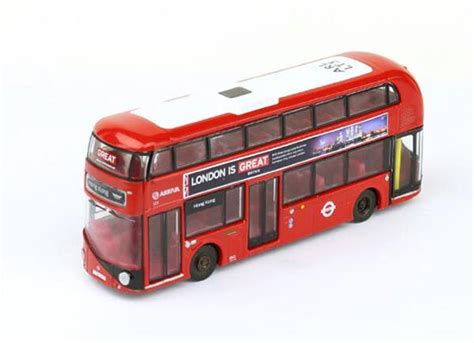 Red New Routemaster Bus Diecast Double Decker London Bus Toy Nb2t379