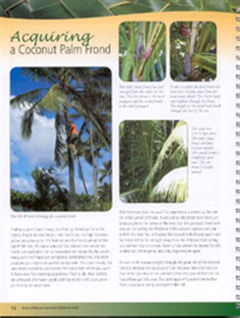 Learn how to weave a palm leaf to add distinction to your flower arrangements. How to Weave Hawaiian Coconut Palm Fronds - Caning.com