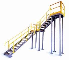 Spiral stairs must meet the vertical clearance requirements in paragraph (d) (3) of this section. Structural Stairs meet code requirements.