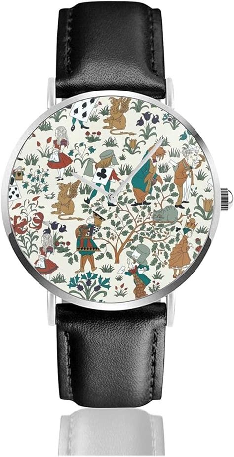 Alice In Wonderland Women Watches Wrist Watch Leather Quartz Watch For