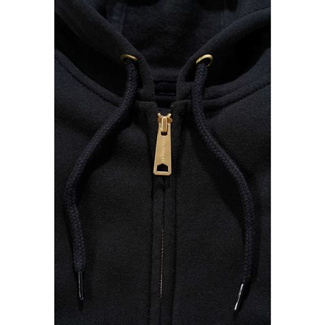 ΖΑΚΕΤΑ Midweight Hooded Zip Front Sweater K122 Black Carhartt Safekat