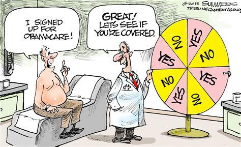 Political Cartoons Obamacare I Signed Up For Obamacare
