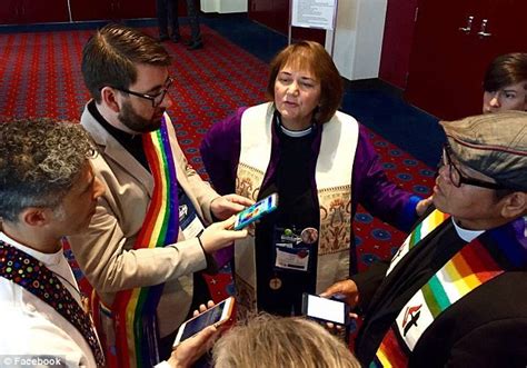 Methodists Elect First Openly Gay Bishop Karen Oliveto In Defiance Ban