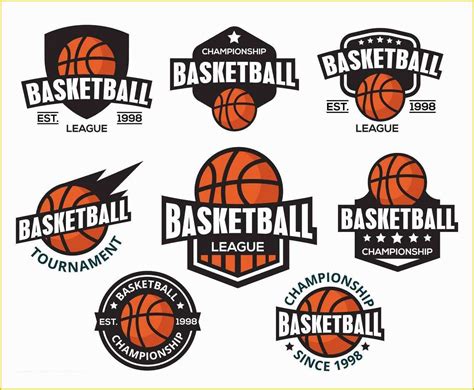 Basketball Logo Template Free Of Free Basketball Logos Vector American