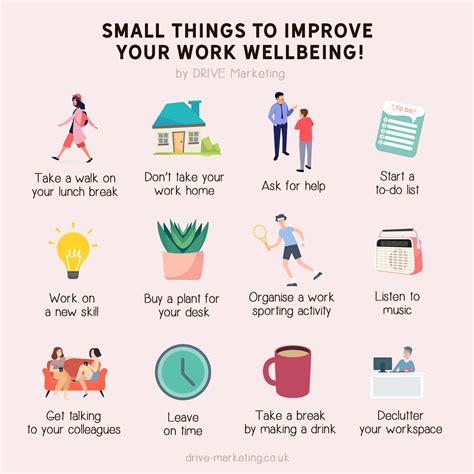 Small Things To Improve Your Work Wellbeing Make It Drive