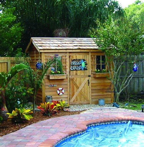 Pool Supply Storage Shed