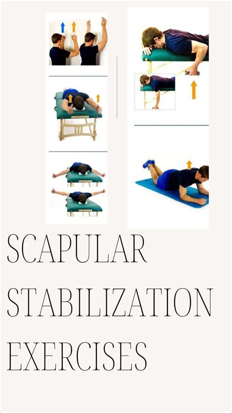 Scapular Stabilization Exercises Scapula Exercises Physiotherapy Exercises Physical Therapy