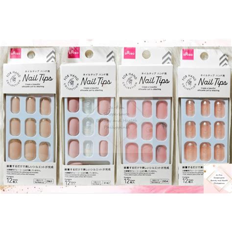 Nail Tips Nude Shades Series Japan Daiso For Hand Collection Nail Tips