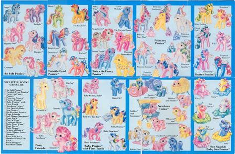 My Little Pony Pamphlet 80s And 90s Toys And Characters I Loved