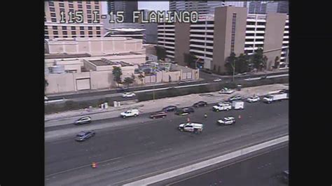 Police Activity Shuts Down I 15 Northbound At Flamingo Road