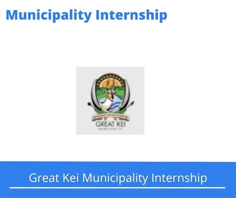 December Great Kei Municipality Internships Greatkeilm Gov Za Jobs Portal