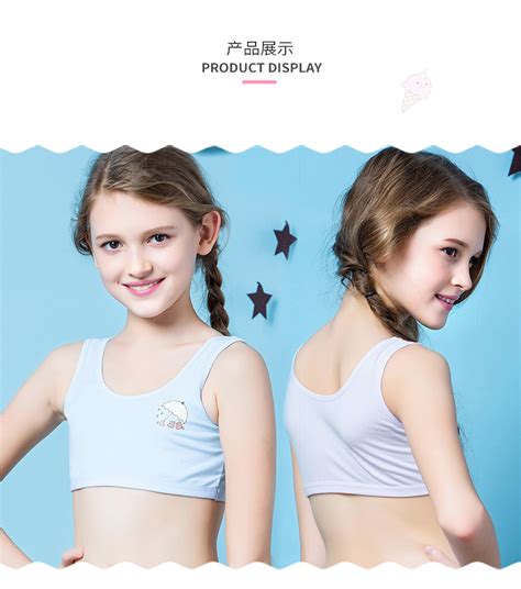 Girls Underwear Development Period Girls 10 Small Vests Children