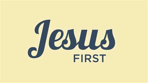 Jesus First Part 1 Calvarydover Youtube