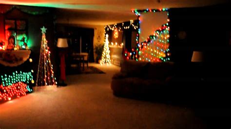 Indoor Christmas Lights To Music Youtube